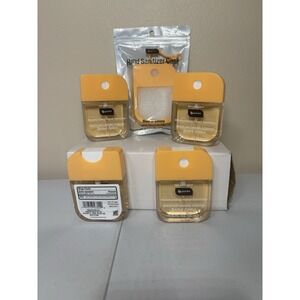 B Pure Hand Sanitizers Lot Of 4 And 1 Silicone Case Brazilian Caramel